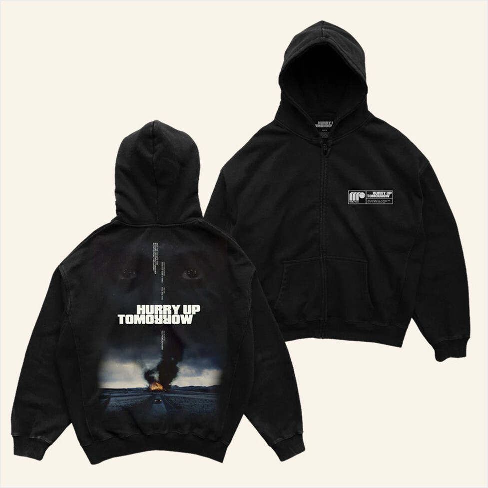 The Weeknd Concert Merch Red Terror Zip Hoodie Hurry Up Tomorrow Tour Merch 2025 Fan Gifts-1