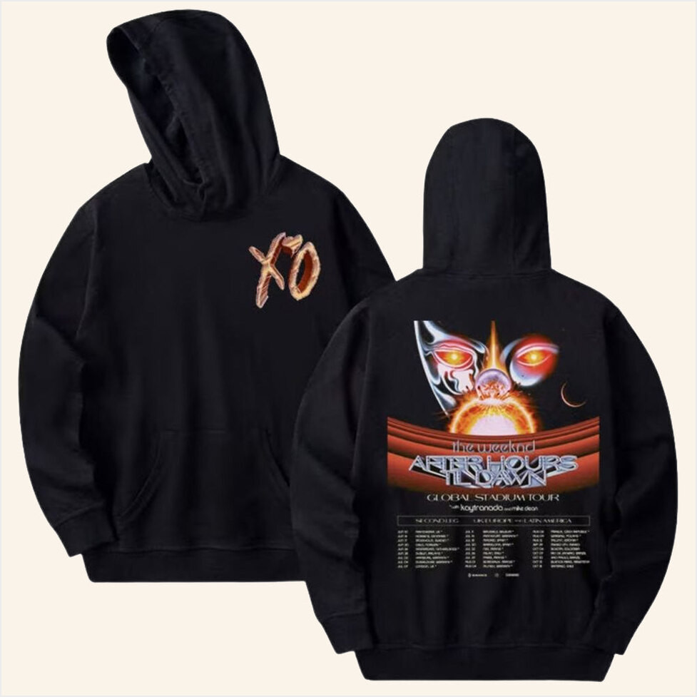 The Weeknd Merch After Hours Til Dawn XO Hoodie Gifts For Husband Birthday Gifts For Fans-1