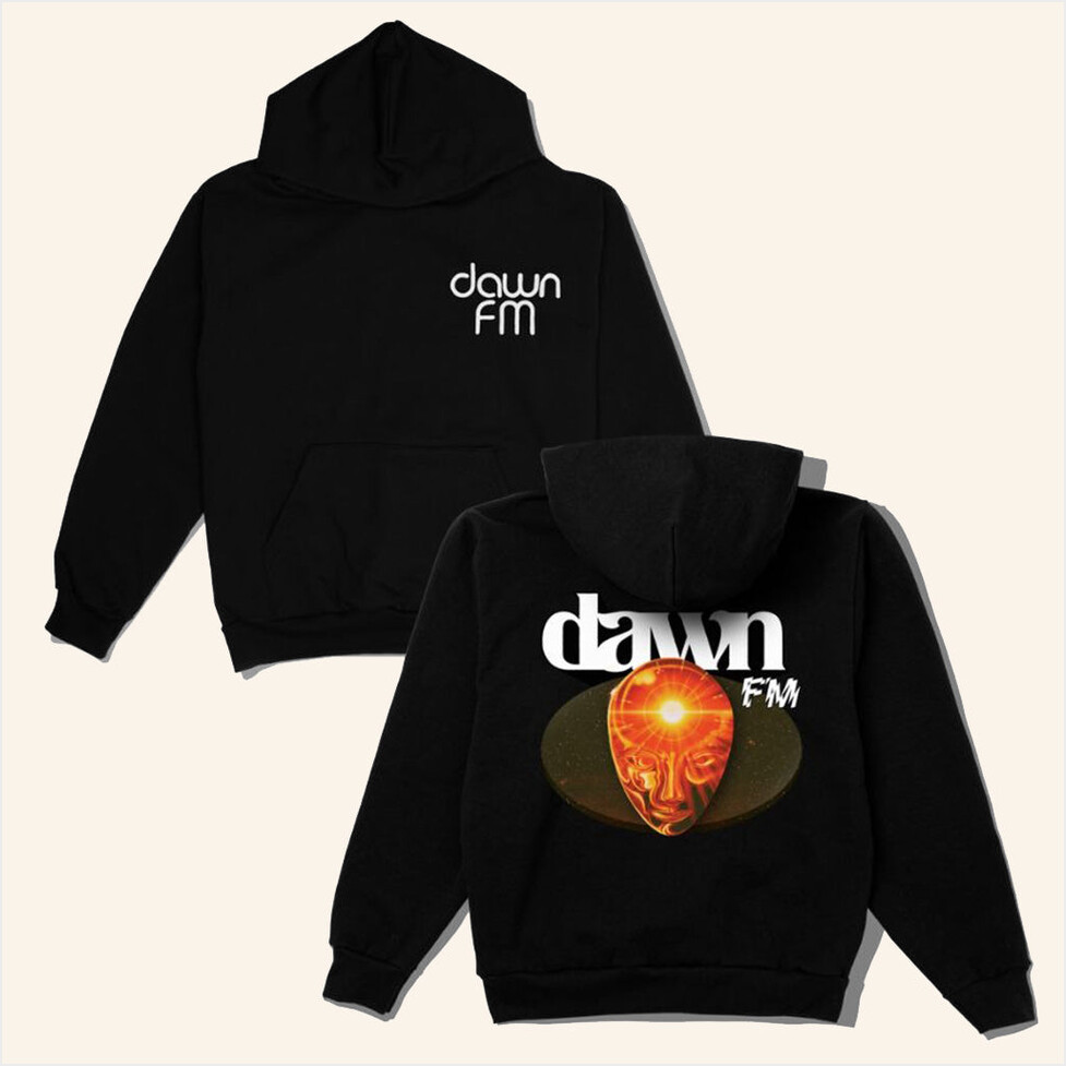 The Weeknd Merch Dawn FM Hoodie Gifts For Music Enthusiasts Birthday Gifts For Best Friend-1