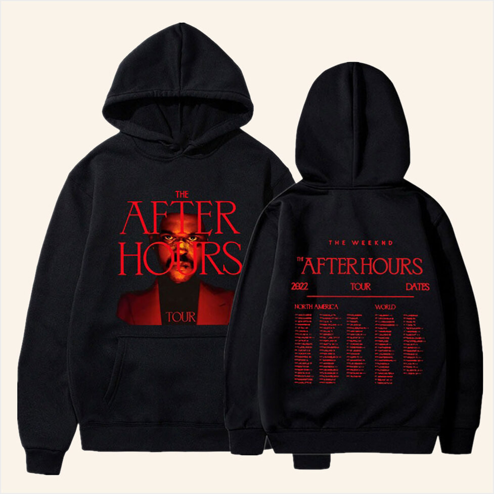 The Weeknd Merch The After House Tour Hoodie Best Gifts For Him Birthday Gifts For Friends-1