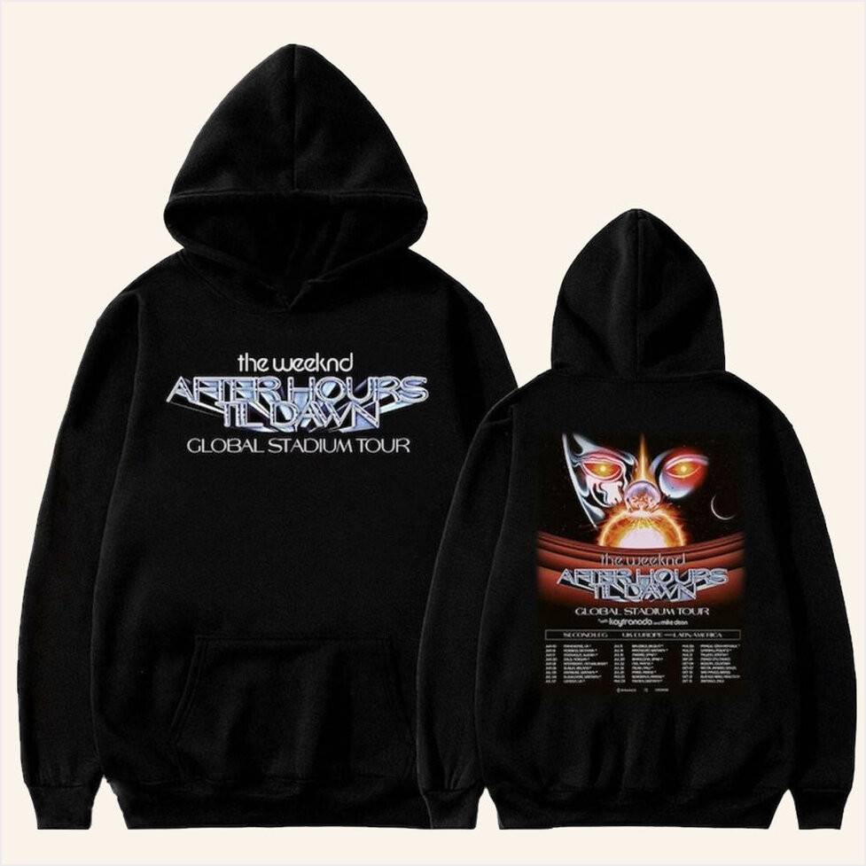 The Weeknd Merch The Weeknd After Hours Til Dawn Tour Hoodie Gifts For Music Fans Gifts For BFF-1