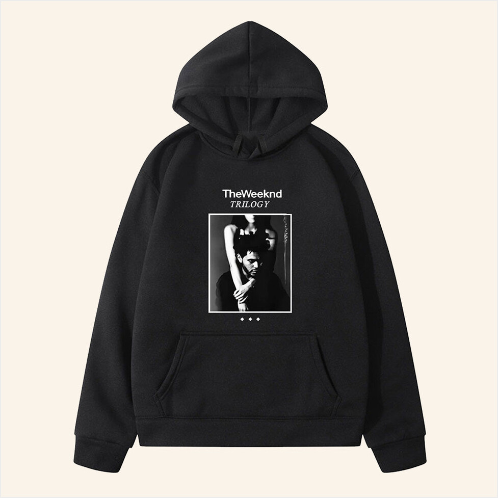 The Weeknd Merch The Weeknd Trilogy Album Cover XO Hoodie Gifts For Fans Birthday Gifts For Her-1