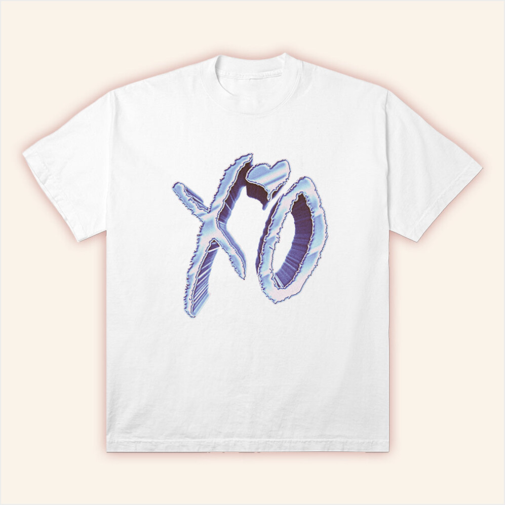 The Weeknd Merch XO Logo T-Shirt White Music Lover Gifts For Him Birthday Gifts For Best Friend-1