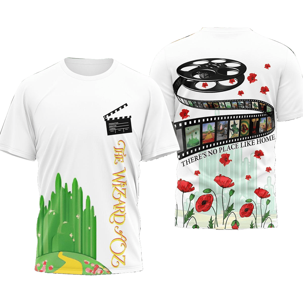 The Wizard Of Oz There's No Place Like Home T-Shirt Unique Dad Gifts For Father's Day-1