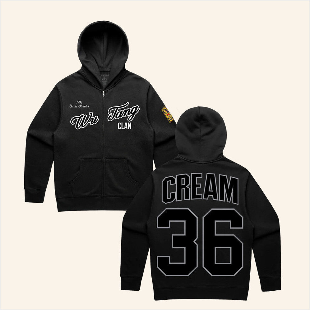 The Wu Tang Clan Merch Shaolin Sluggers Zip Black Hoodie Best Gifts For Dad Gifts For Friends-1