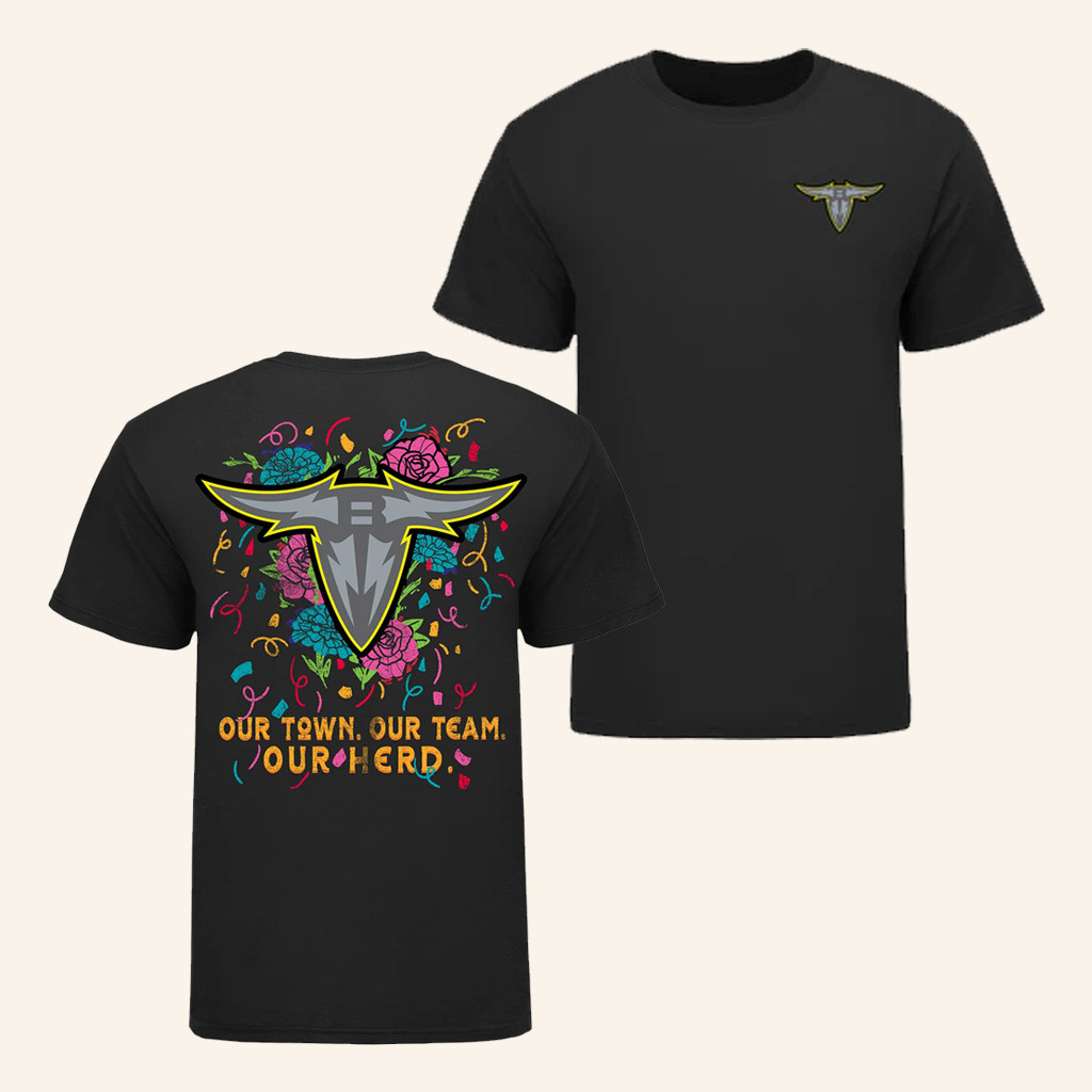 Theufl Merch San Antonio Brahmas Fiesta Men's T-Shirt Gifts For Him-1