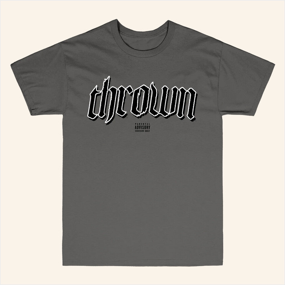 Thrown Merch Big Logo T-Shirt Gifts For Father Birthday Gifts For Friends Christmas Presents-1