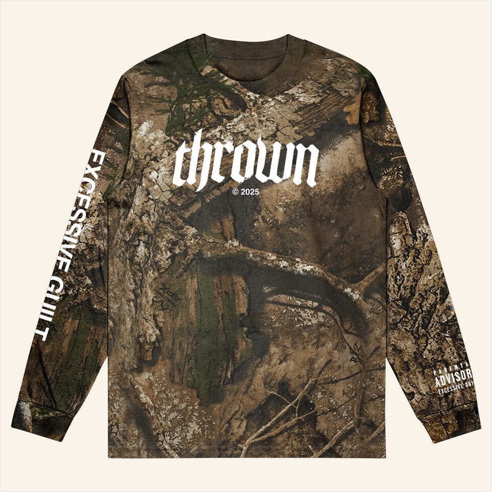 Thrown Merch Realtree Long Sleeve T-Shirt Presents For Dad Birthday Gifts For Fans-1
