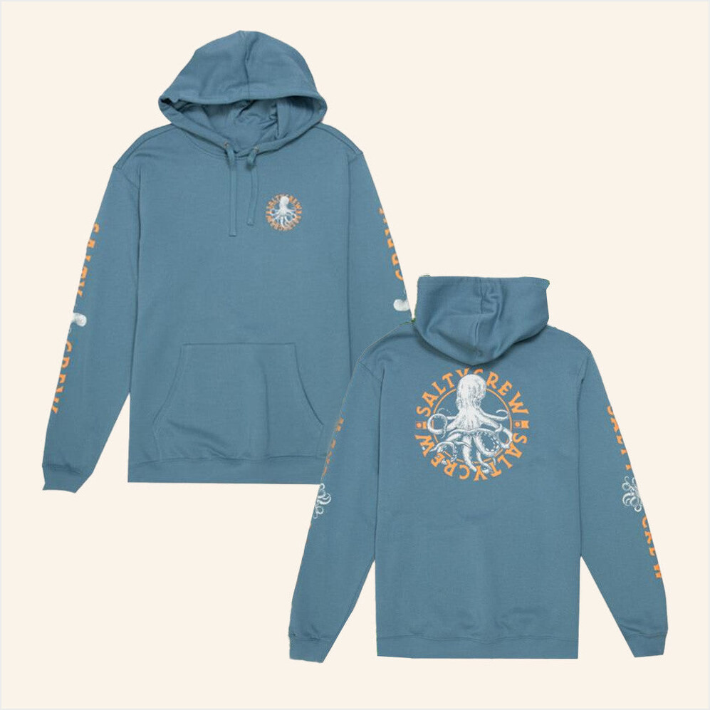 Tillys Merch Salty Crew Tentacles Mens Hoodie Gifts For Dudes Birthday Gifts For Fans-1