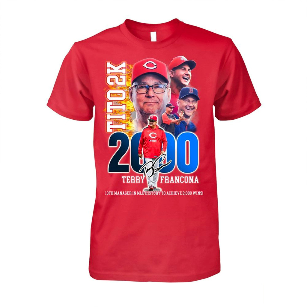 Tito 2K Congrats To Terry Francona On Becoming The 13Th T-Shirt Fan Merch Dad Gifts-1