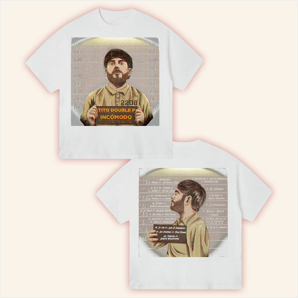 Tito Double P Merch White T-Shirt Best Birthday Gifts For Boyfriend Gifts For Fans Christmas Presents-1