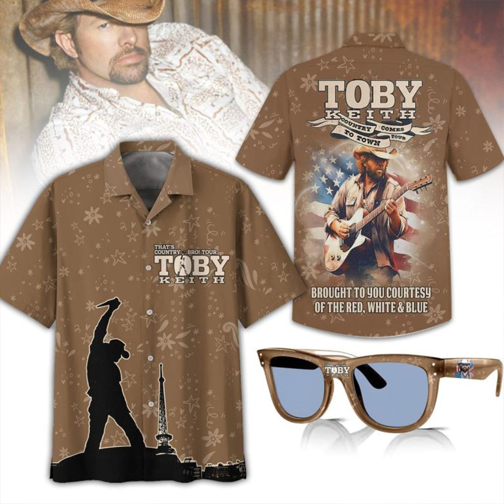 Toby Keith Country Comes To Town Tour Hawaiian Shirt Gifts For Music Fans-1 Toby Keith Country Comes To Town Tour Hawaiian Shirt Gifts For Music Fans-1