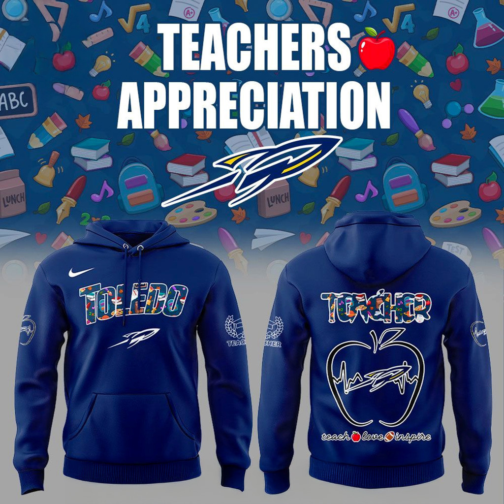 Toledo Teachers Appreciation 2025 Hoodie Rockets Merch Christmas Presents For Boyfriend-1