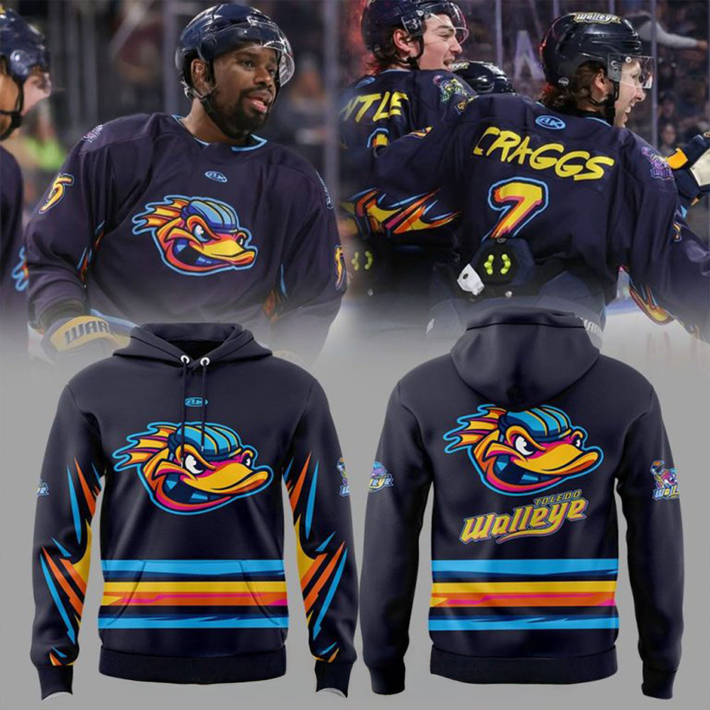 Toledo Walleye Kid's Takeover Night Hoodie Unique Dad Gifts For Father's Day-1