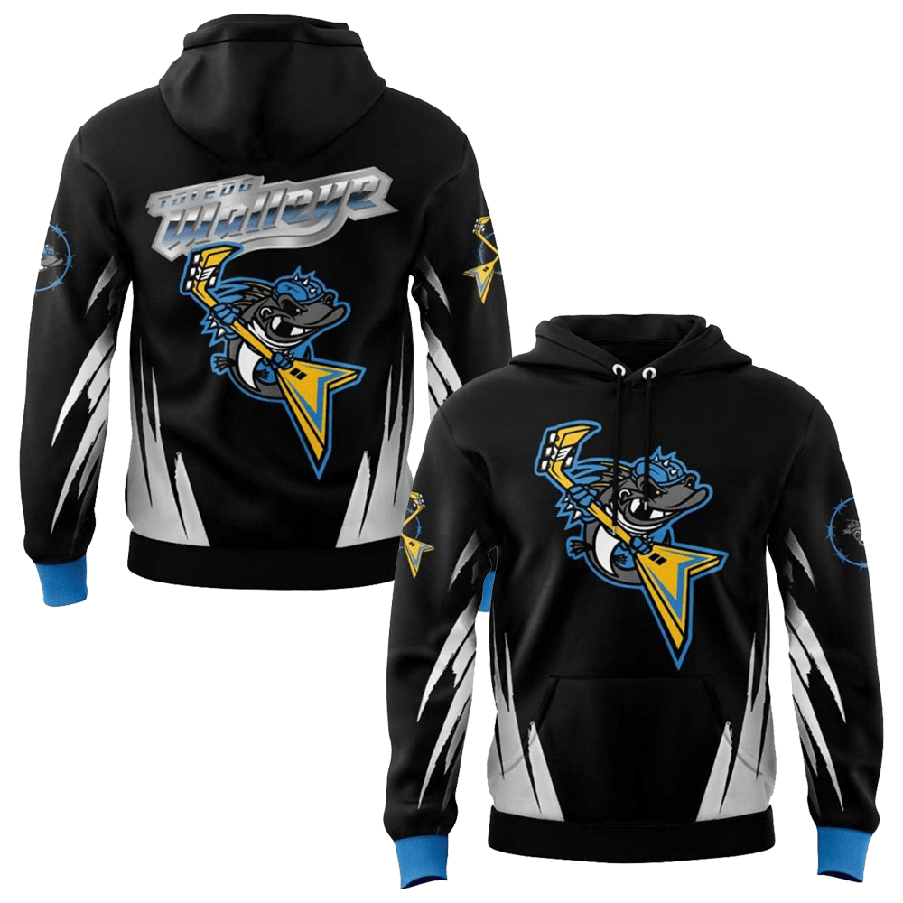 Toledo Walleye Rock The Rink Night 2025 Hoodie Toledo Walleye Merch Great Father's Day Presents-1