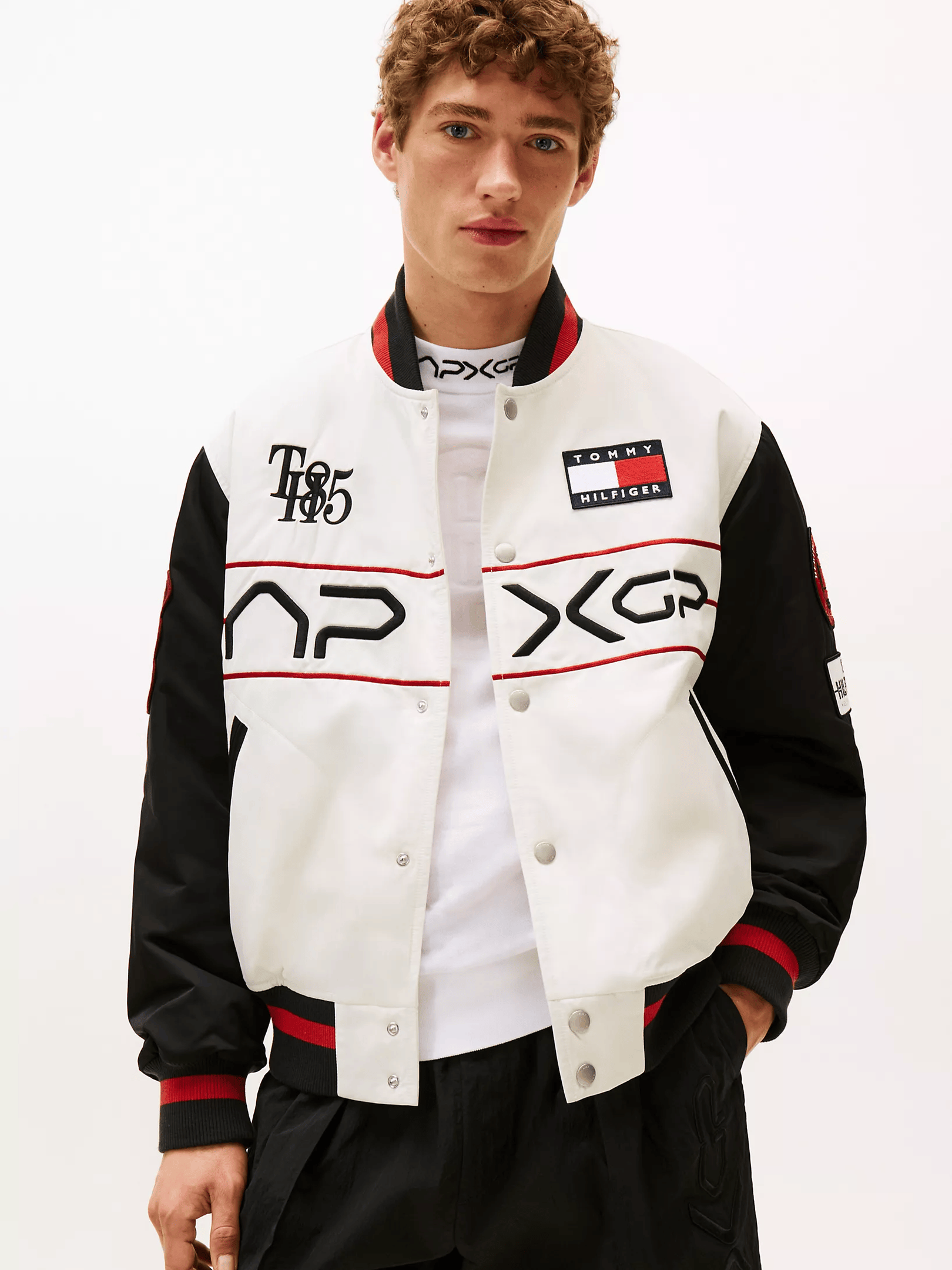 Tommy Hilfiger APXGP F1 The Movie Merch Racing Team Jacket For Fans Dad Gifts-1