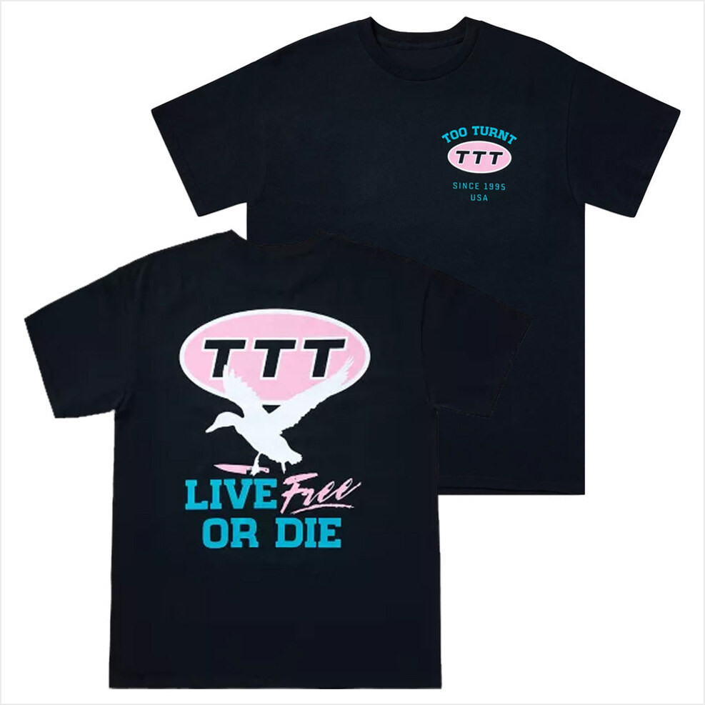Too Turnt Tony Merch Live Free Or Die T-Shirt Unique Gifts For Husband Gifts For Best Friend-1