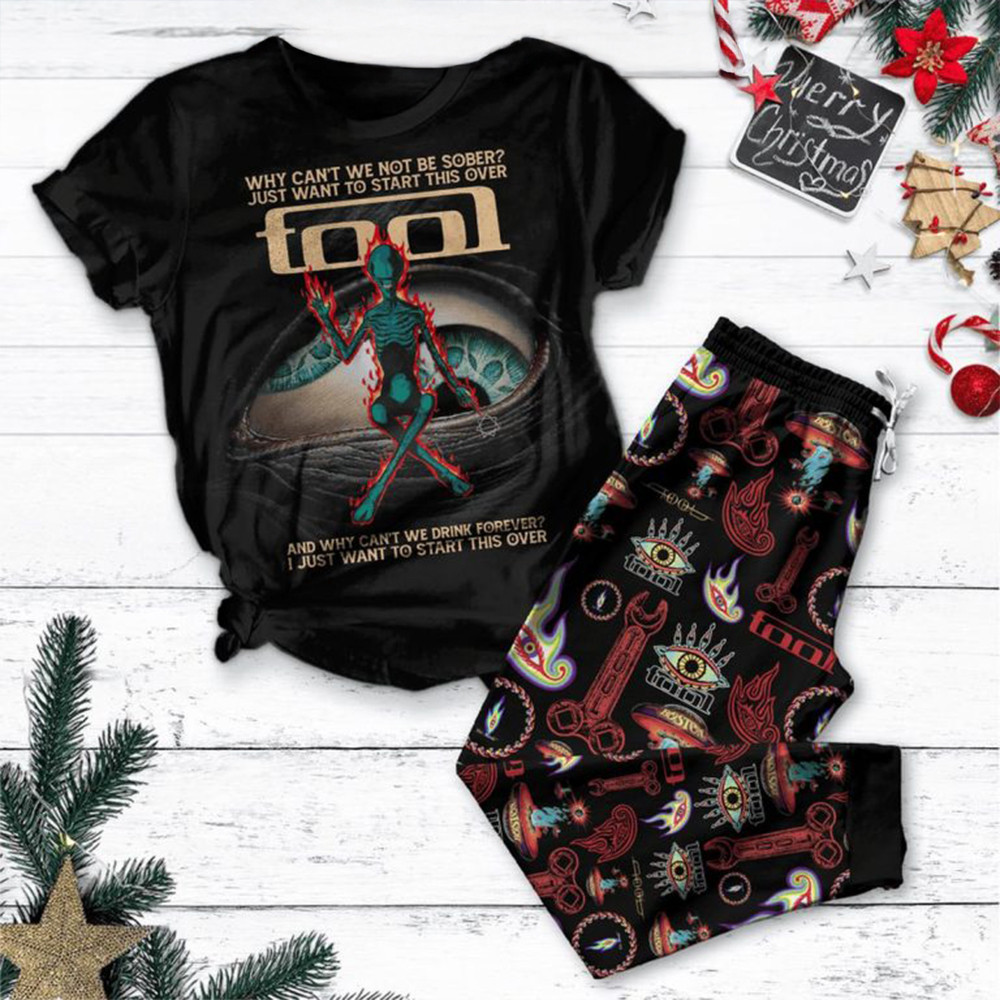 Tool Why Can't We Not Be Sober Pajamas Set Gifts For Fans-1