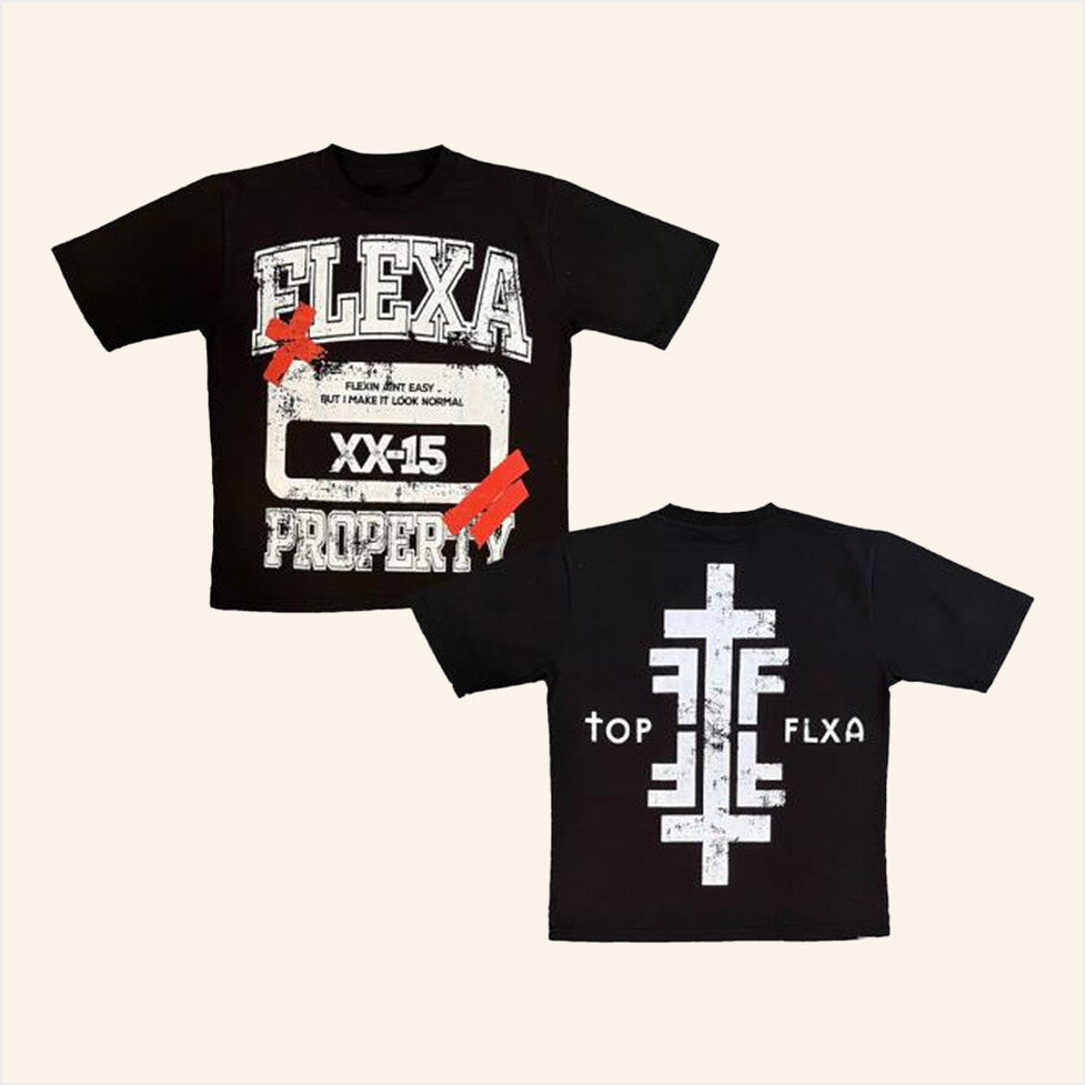 Topflexa NY Merch Flexa Property T-Shirt Gifts For Father Birthday Gifts For Friends-1