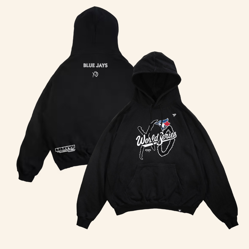 Toronto Blue Jays X The Weeknd World Series Legacy Hoodie Jays Merch Gifts For Baseball Lovers-1