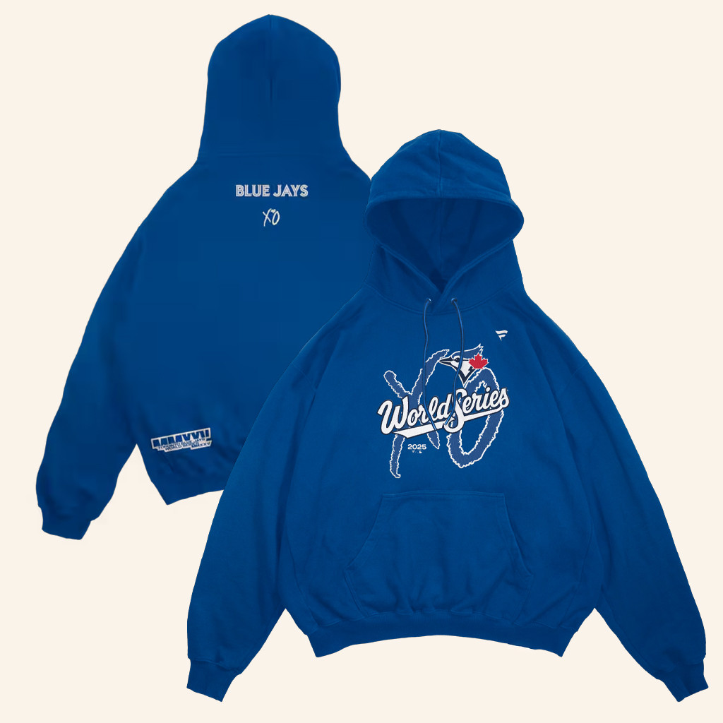 Toronto Blue Jays X The Weeknd World Series Legacy Hoodie Jays Merch Gifts For Fans-1