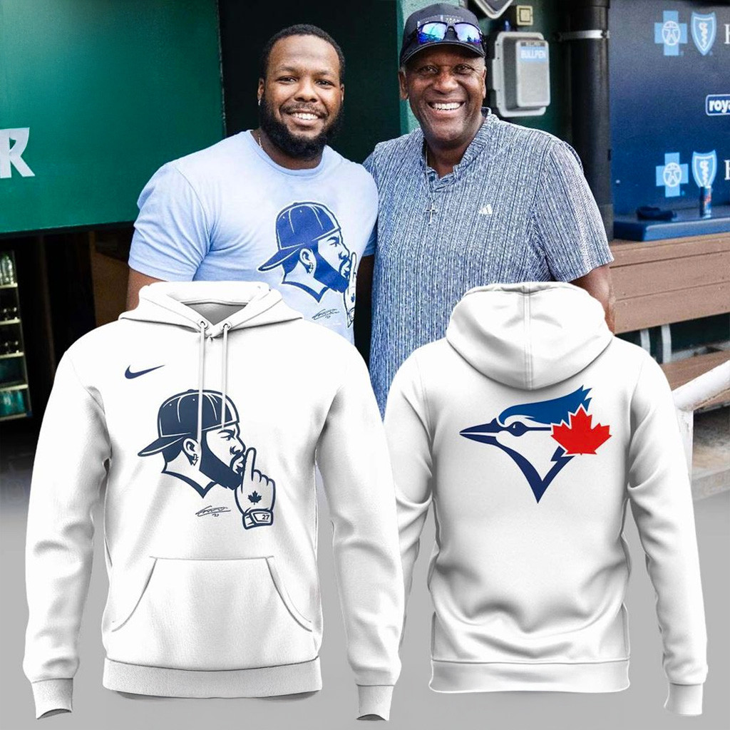 Toronto Blue Jays x Vladdy Shush Hoodie Blue Jays Merch Gifts For Baseball Fans-1