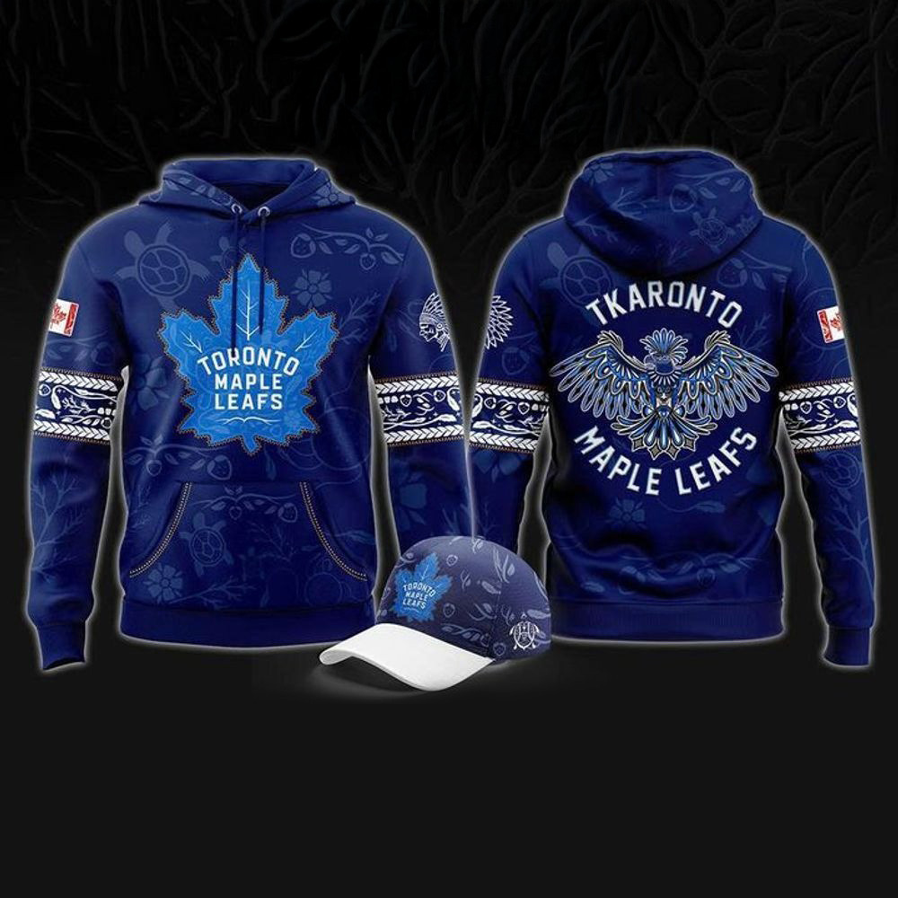 Toronto Maple Leafs 2025 Indigenous History Month Hoodie Toronto Maple Leafs Merch-1