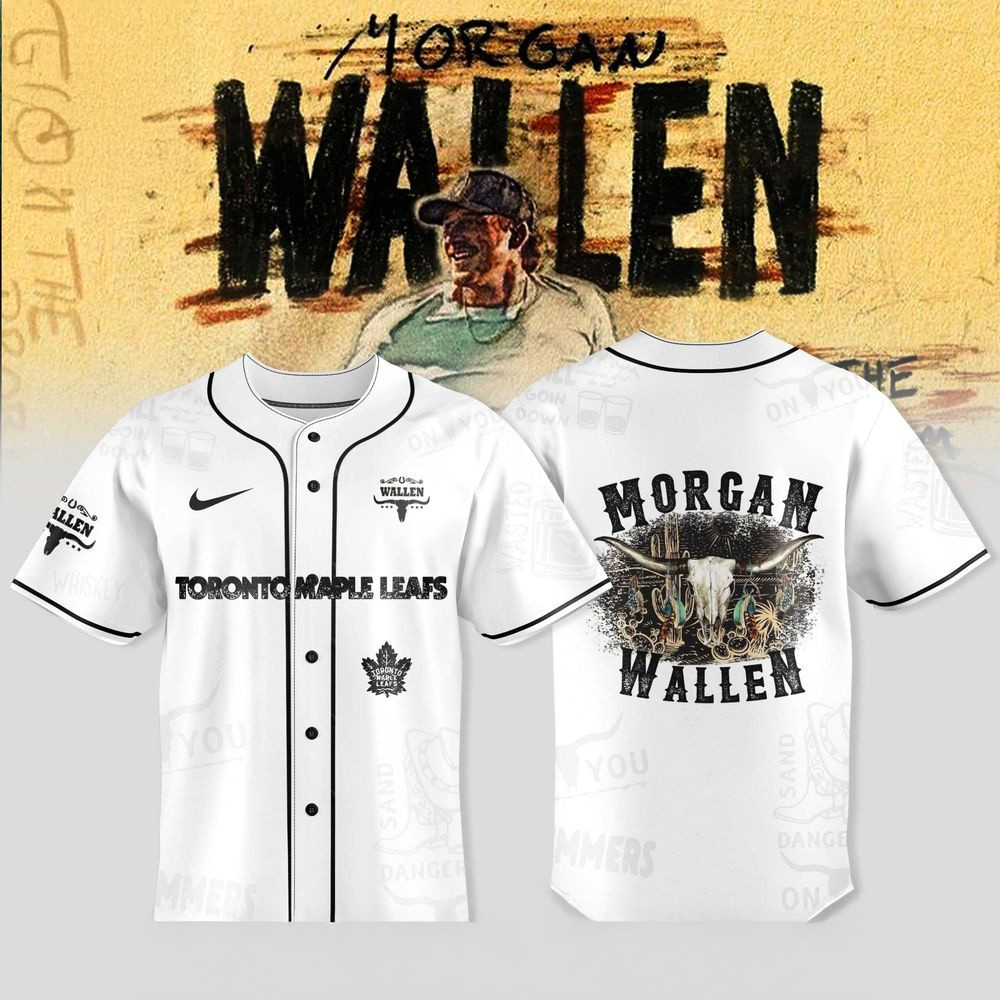 Toronto Maple Leafs X Morgan Wallen Tour Merch 2025 Jersey Leafs Merch Best Gifts For Him-1