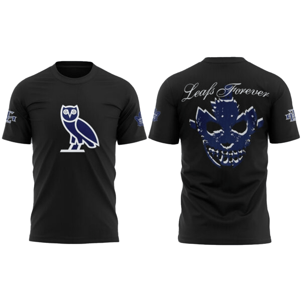 Toronto Maple Leafs x OVO 2025 T-Shirt Toronto Maple Leafs Merch Dad Gifts For Father's Day 2025-1
