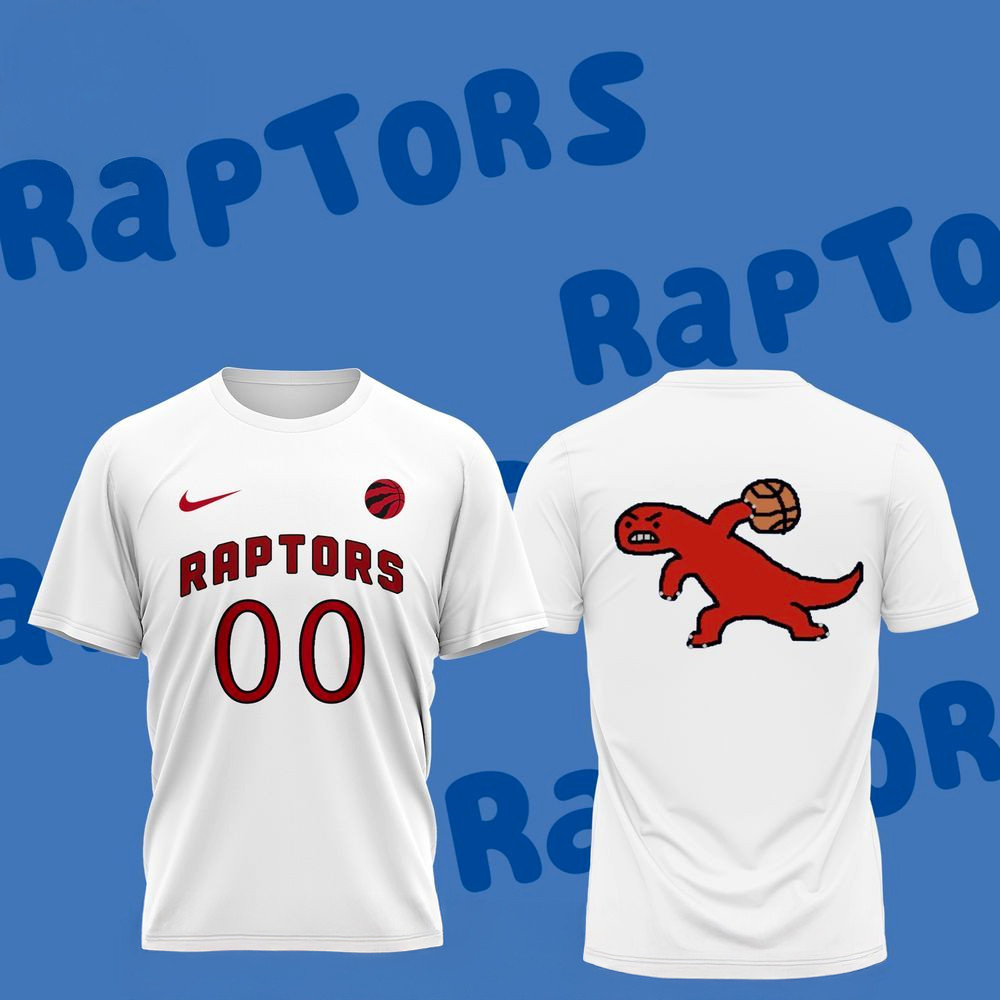 Toronto Raptors Rage Hand Drawn T-Shirt Toronto Raptors Merch Gifts For Basketball Fan-1
