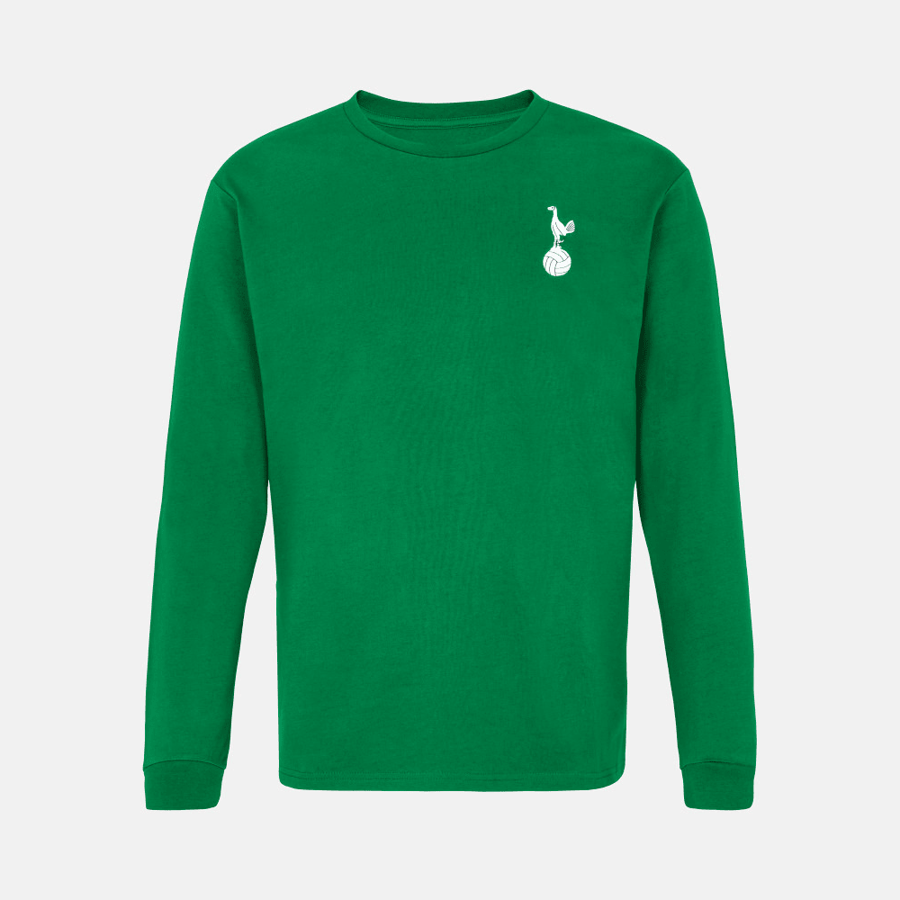 Tottenham Merch Tottenham Hotspur Green Long Sleeve Shirt Tottenham Hotspur Merch Dad Gifts-1