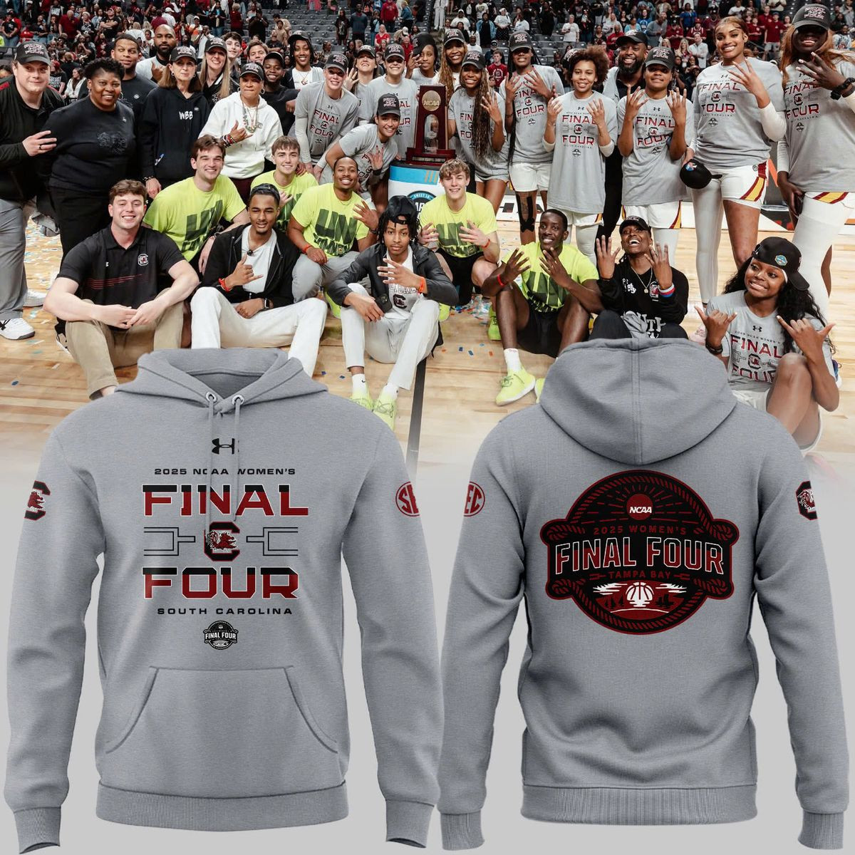 Tournament March Madness Final Four Locker Room Scg Hoodie Gifts For Women-1
