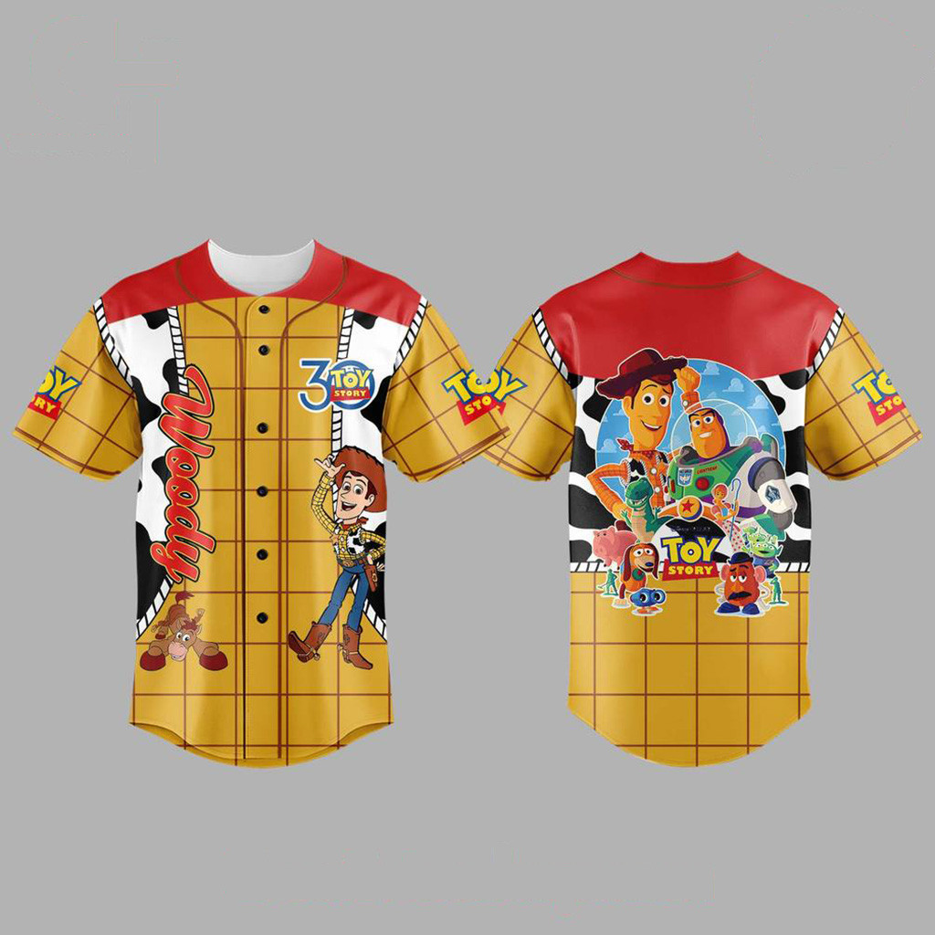 Toy Story Woody Celebrating 30 Year Baseball Jersey Fan Merch Gifts For Daughter-1