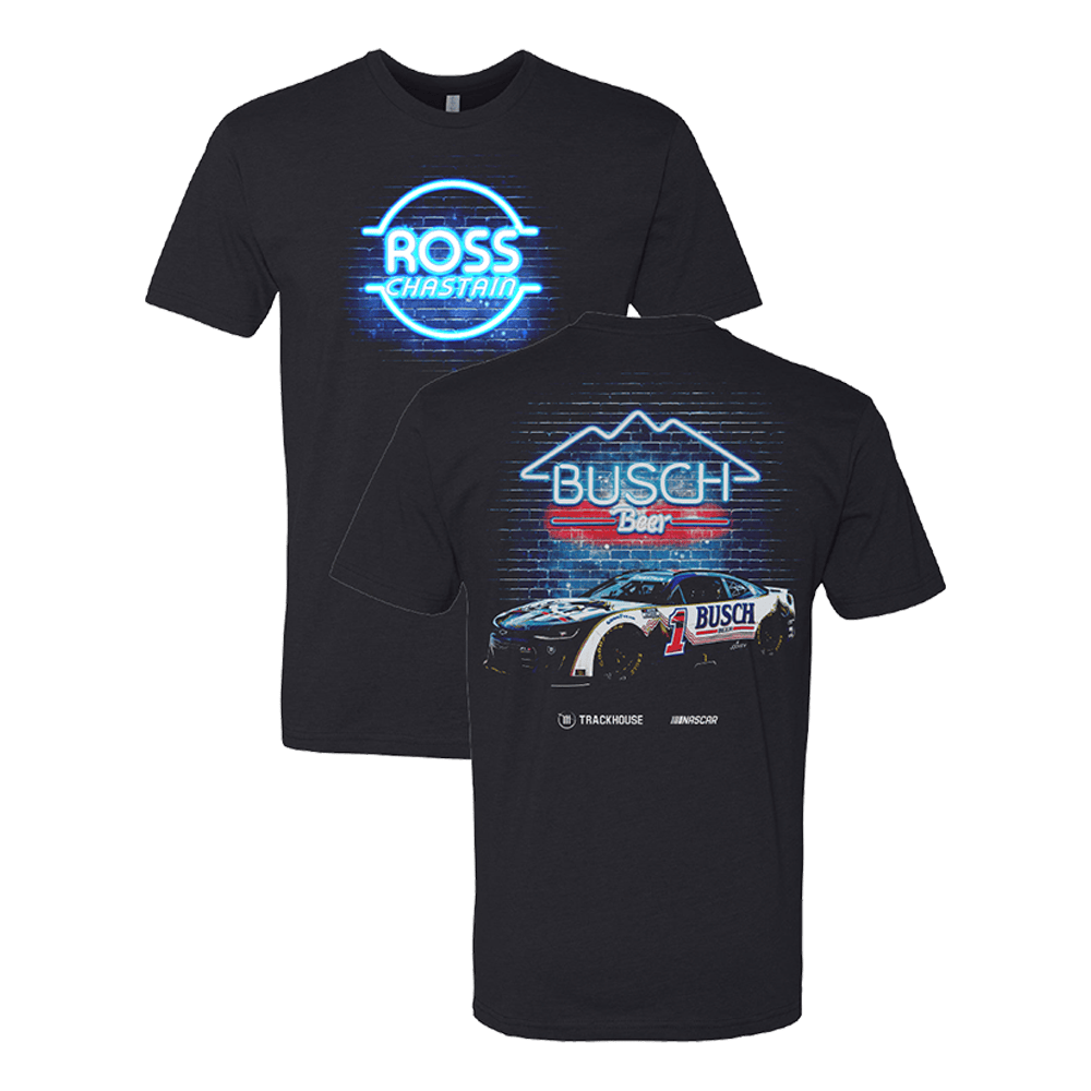 Trackhouse Merch Ross Chastain 1 Busch Light It Up T-Shirt Father's Day Present Ideas-1