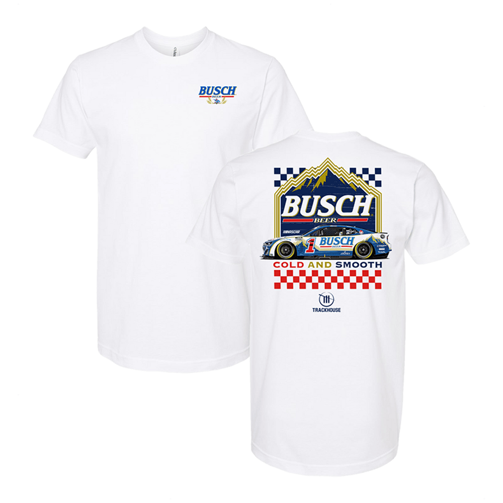 Trackhouse Merch Ross Chastain 1 Busch Light Retro T-Shirt Father's Day Gifts For Husband-1