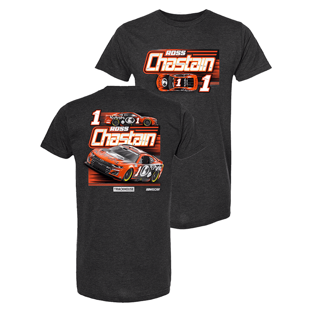 Trackhouse Merch Ross Chastain 1 Kubota T-Shirt Useful Gifts For Dad-1