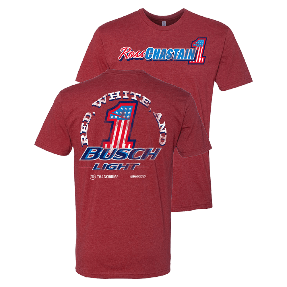 Trackhouse Merch Ross Chastain 1 T-Shirt Dad Fathers Day Gifts For Racing Fans-1