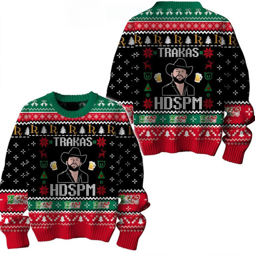 Trakas HDSPM Merry 2024 Christmas Ugly Sweater Gifts For Fans-1