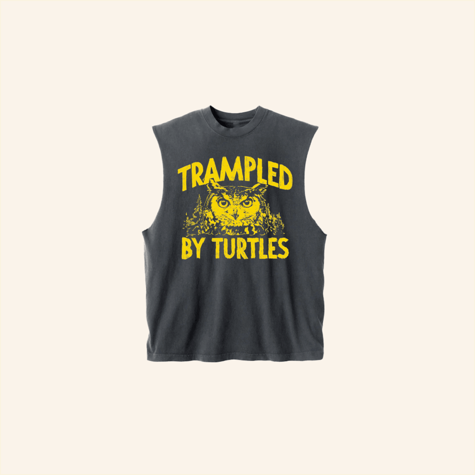 Trampled By Turtles Merch Summercamp Owl Tank Gift Ideas For Boyfriend Gifts For Best Friend-1