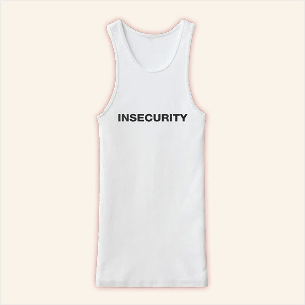 Trippie Redd Merch Insecurity Tank Top White Birthday Gifts For Dudes Gifts For BFF Christmas Presents-1