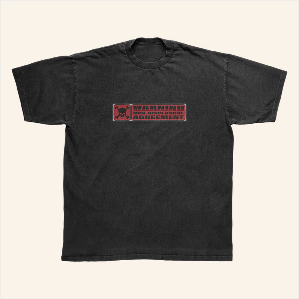 Trippie Redd Merch Warning NDA Wash T-Shirt Present For Friends Birthday Gifts For Fans-1