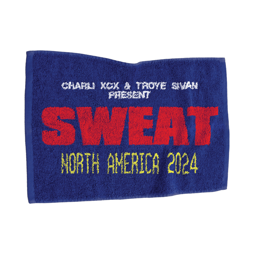 Troye Sivan x Charli XCX Sweat Tour Merch Sweat North America 2024 Beach Towel Fans Gifts-1
