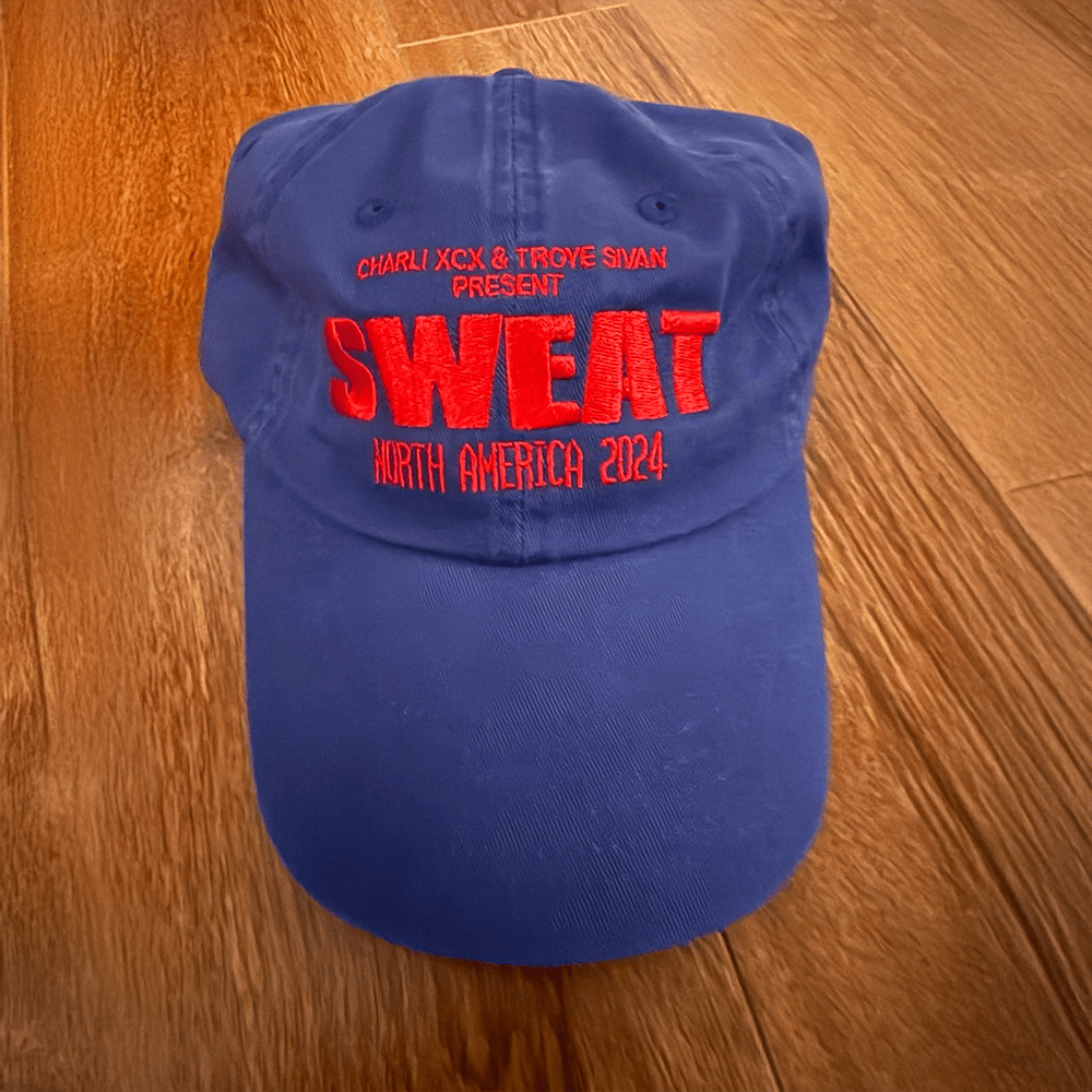 Troye Sivan x Charli XCX Sweat Tour Merch Sweat North America 2024 Embroidered Hat Father Gifts-1 Troye Sivan x Charli XCX Sweat Tour Merch Sweat North America 2024 Embroidered Hat Father Gifts-1