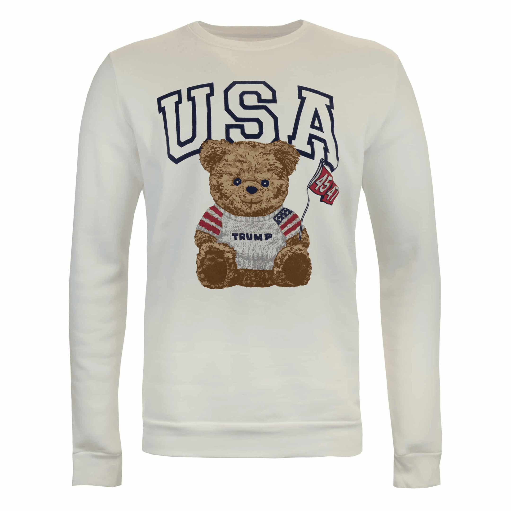 Trump USA Bear Sweatshirt 2028 Trump Sweatshirt Trump Merch Website Father's Day Gifts For Dad-1