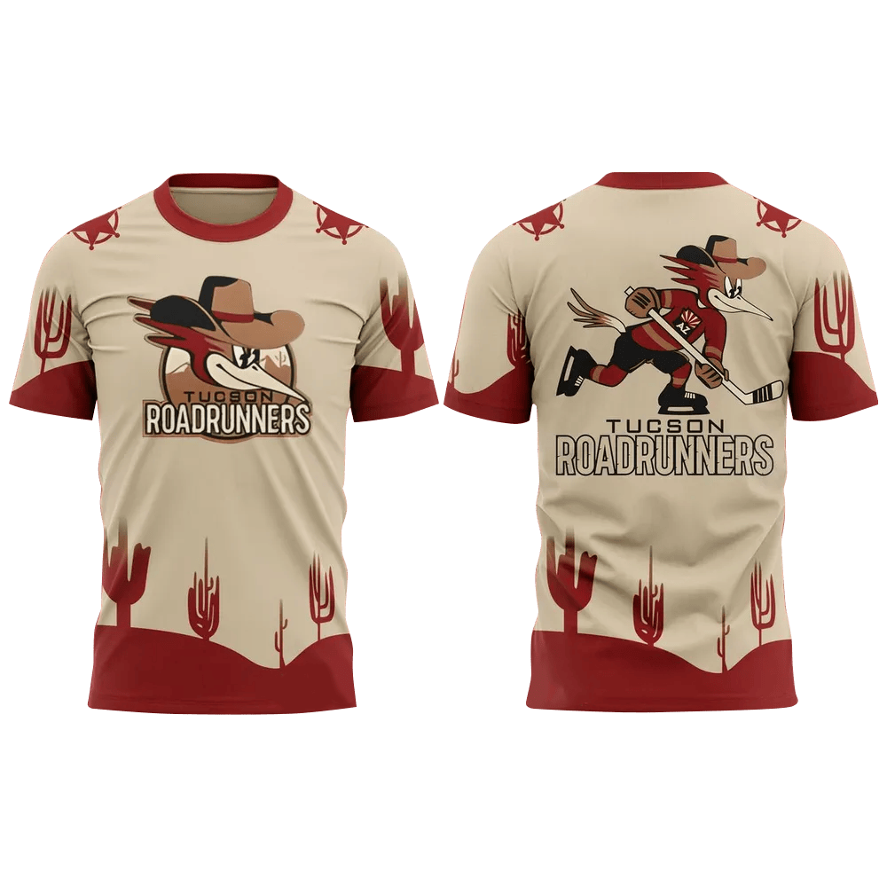 Tucson Roadrunners x Country Night 2025 T-Shirt Tucson Roadrunners Merch Father's Day Presents-1