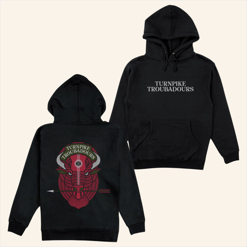 Turnpike Troubadours Merch Bison Head Hoodie Gift Ideas For Music Lovers Gifts For Besties-1