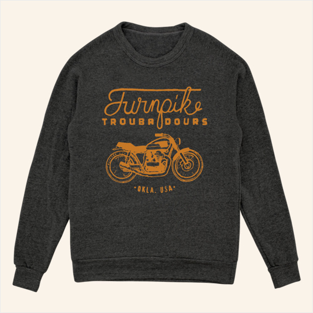Turnpike Troubadours Merch Motorcycle Crewneck Sweatshirt Music Lover Gifts For Him-1