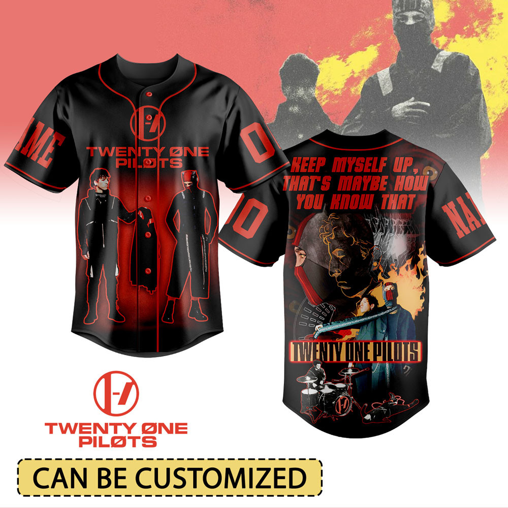 Twenty One Pilots Band Personalized Baseball Jersey For Fans-1