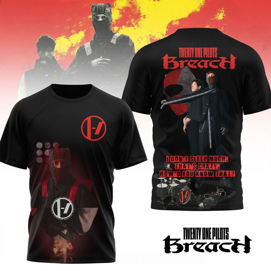 Twenty One Pilots The Clancy Tour Breach 2025 Shirt Pilots Merch Gifts For Dad-1