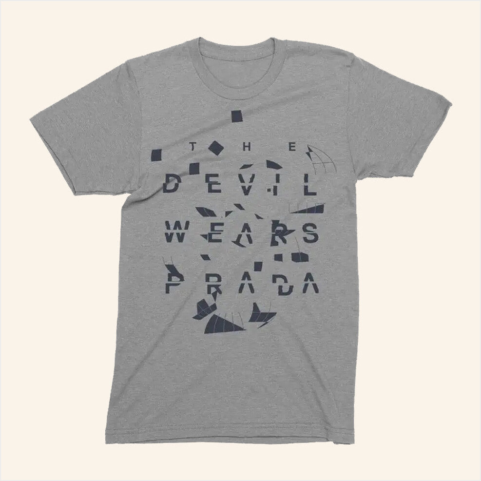 Twisted Thread Merch The Devil Wears Prada Shapes Grey T-Shirt Gifts For Him Gifts For Fans-1